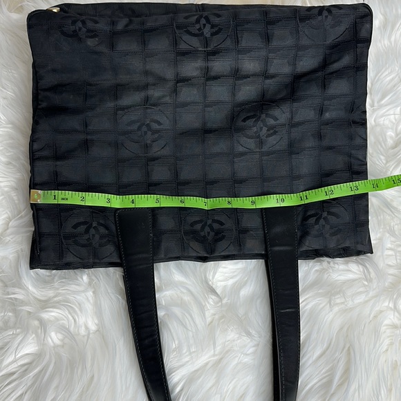 100% Authentic Pre-owned Chanel Nylon Black Tote Bag, 13.5x10x6 - Picture 4 of 16